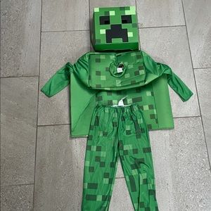 Gently used Creeper Costume MineCraft Size 4/6 Small